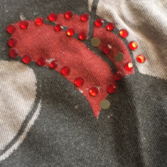 Mickey & Minnie rhinestone tee - Picture 3 of 6